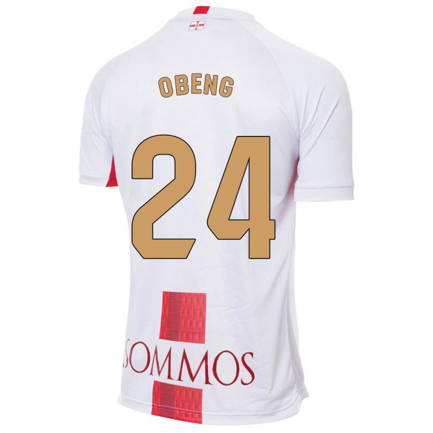 Criança Camisola Samuel Obeng #24 Branco Alternativa 2023/24 Camisa