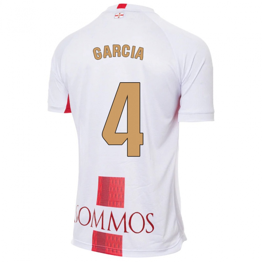 Criança Camisola Nacho García #4 Branco Alternativa 2023/24 Camisa