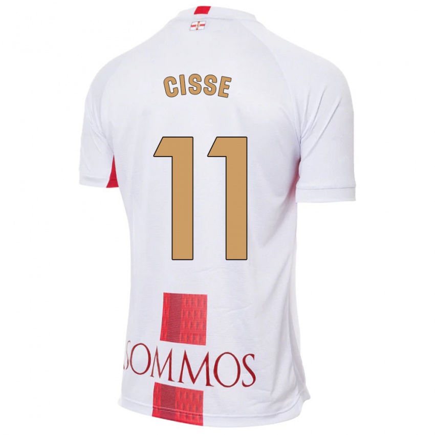 Criança Camisola Bakary Cissé #11 Branco Alternativa 2023/24 Camisa