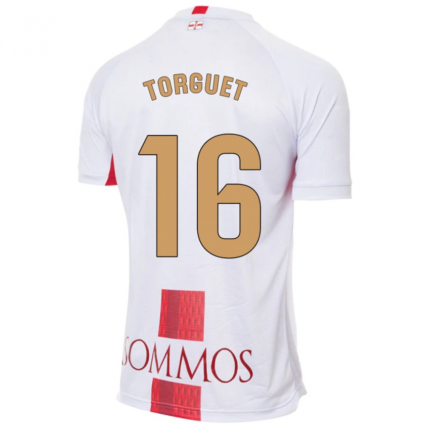 Criança Camisola Miguel Torguet #16 Branco Alternativa 2023/24 Camisa