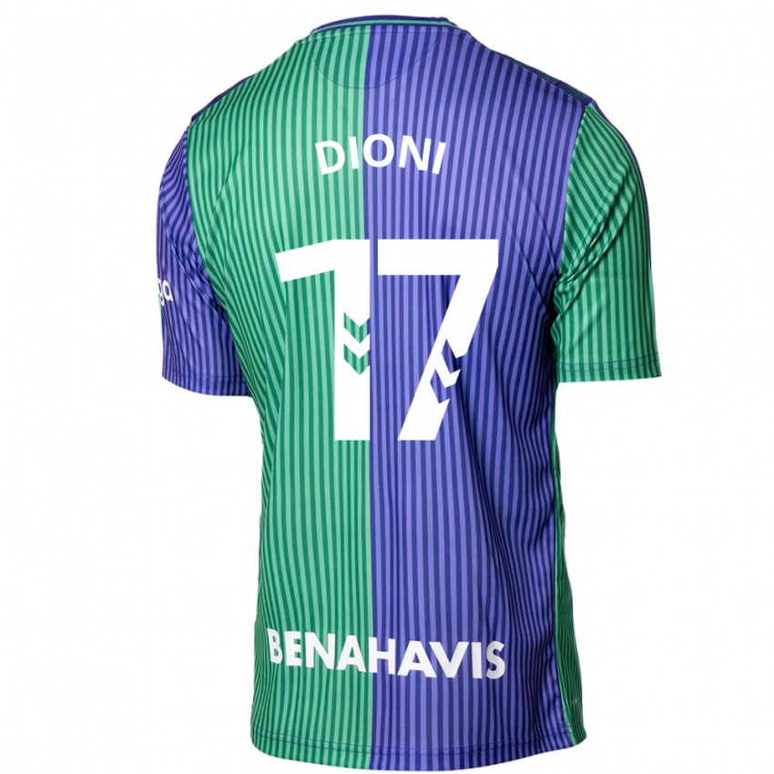 Criança Camisola Dioni #17 Azul Esverdeado Alternativa 2023/24 Camisa