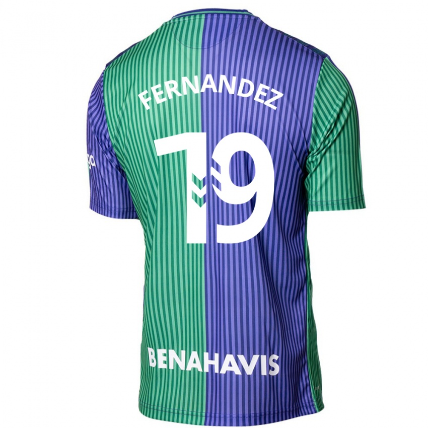 Criança Camisola Roberto Fernández #19 Azul Esverdeado Alternativa 2023/24 Camisa