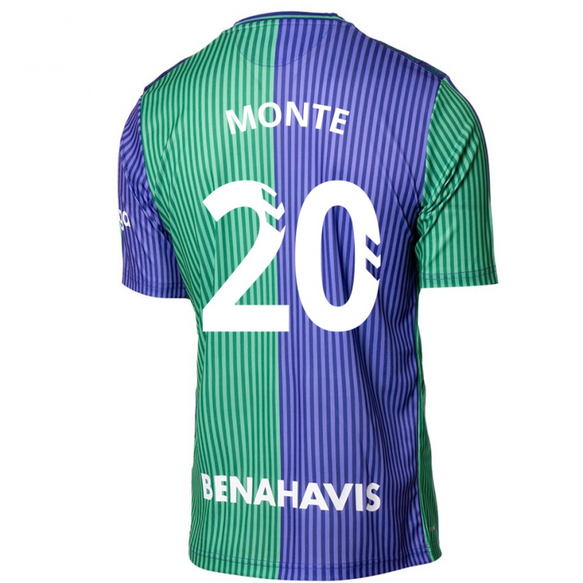 Criança Camisola Nélson Monte #20 Azul Esverdeado Alternativa 2023/24 Camisa