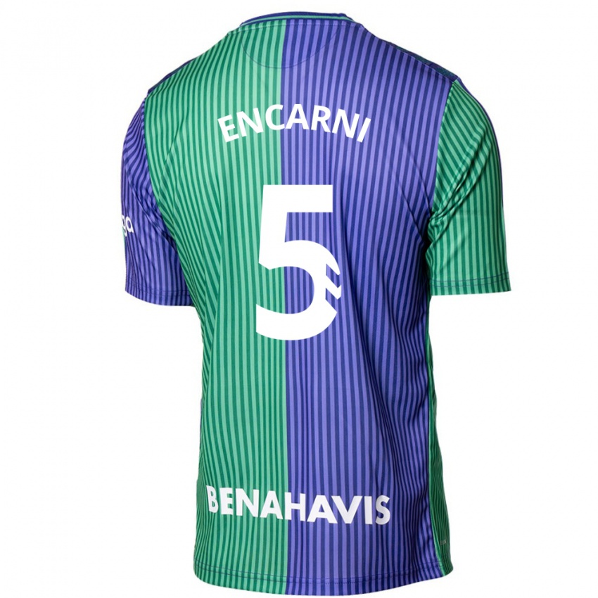 Criança Camisola Encarni #5 Azul Esverdeado Alternativa 2023/24 Camisa