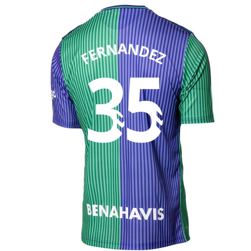 Criança Camisola Inés Fernández #35 Azul Esverdeado Alternativa 2023/24 Camisa