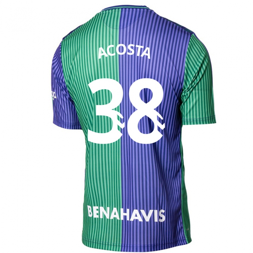 Criança Camisola Judith Acosta #38 Azul Esverdeado Alternativa 2023/24 Camisa