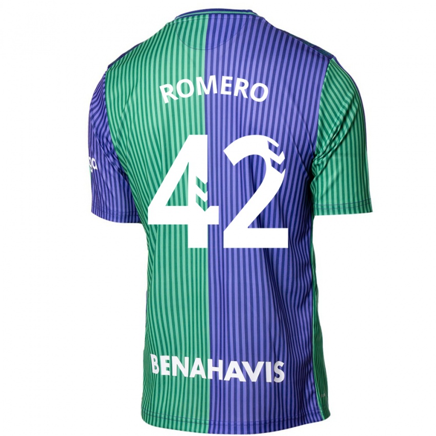 Criança Camisola Andrea Romero #42 Azul Esverdeado Alternativa 2023/24 Camisa