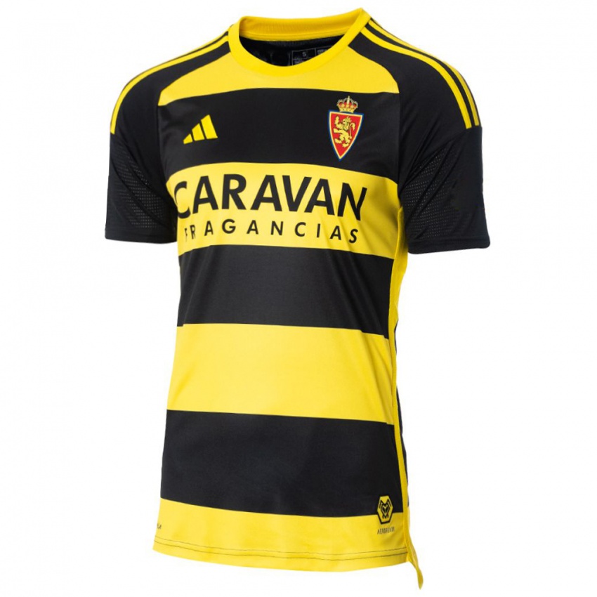 Criança Camisola Andrés Borge #38 Preto Amarelo Alternativa 2023/24 Camisa