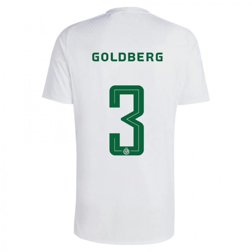 Criança Camisola Shon Goldberg #3 Azul Esverdeado Alternativa 2023/24 Camisa