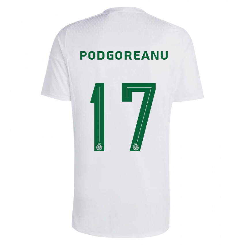 Criança Camisola Suf Podgoreanu #17 Azul Esverdeado Alternativa 2023/24 Camisa