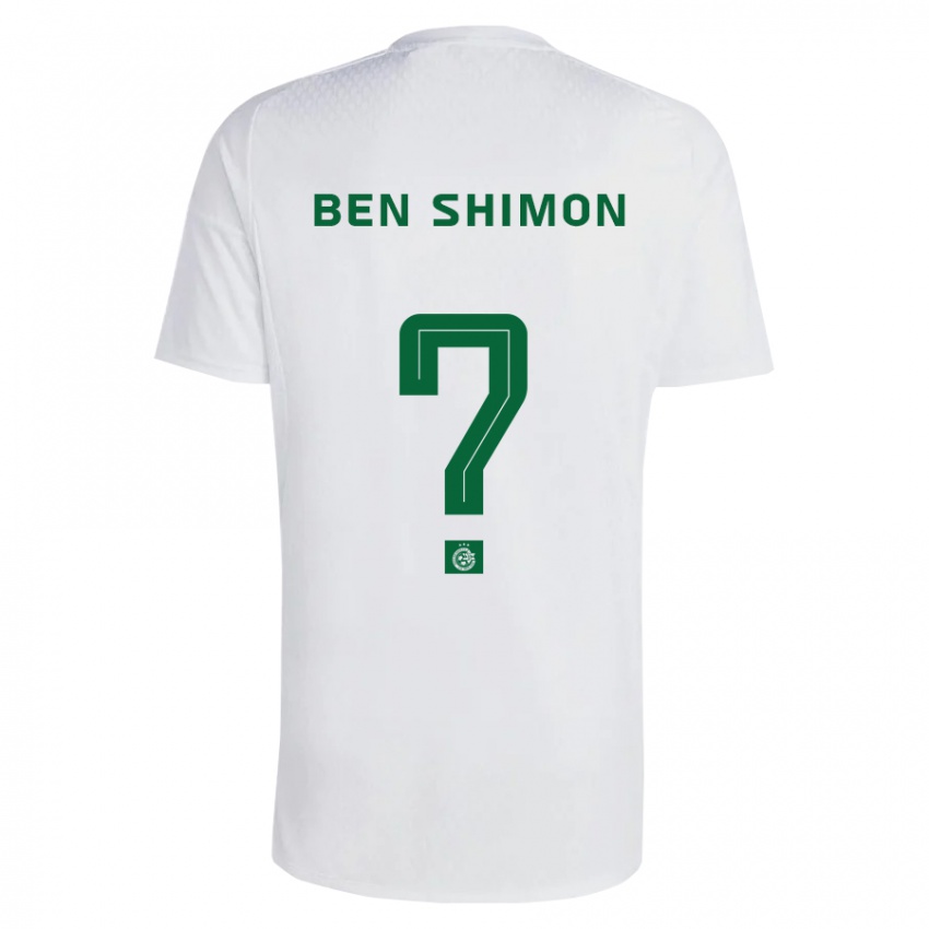 Criança Camisola Elad Ben Shimon #0 Azul Esverdeado Alternativa 2023/24 Camisa