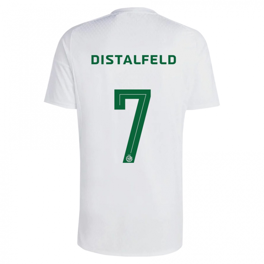 Criança Camisola Yanai Distalfeld #7 Azul Esverdeado Alternativa 2023/24 Camisa