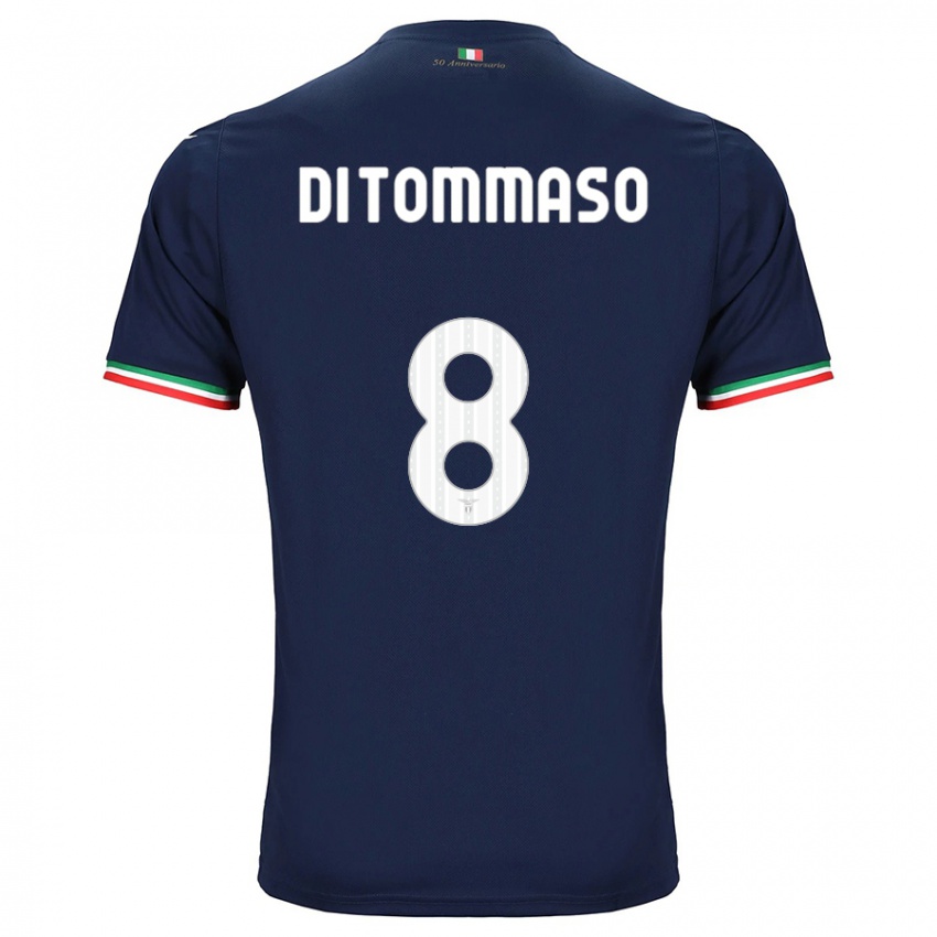 Criança Camisola Leonardo Di Tommaso #8 Marinha Alternativa 2023/24 Camisa