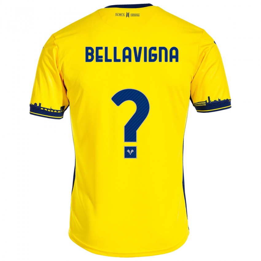 Criança Camisola Marco Bellavigna #0 Amarelo Alternativa 2023/24 Camisa