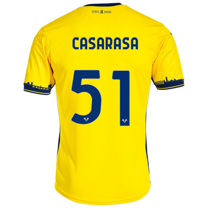 Criança Camisola Asia Casarasa #51 Amarelo Alternativa 2023/24 Camisa