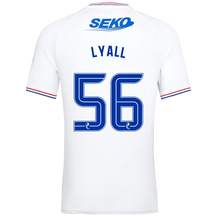 Criança Camisola Arron Lyall #56 Branco Alternativa 2023/24 Camisa