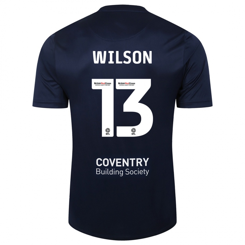 Criança Camisola Ben Wilson #13 Marinha Vermelha Alternativa 2023/24 Camisa