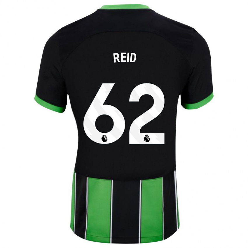 Criança Camisola Tommy Reid #62 Preto Verde Alternativa 2023/24 Camisa