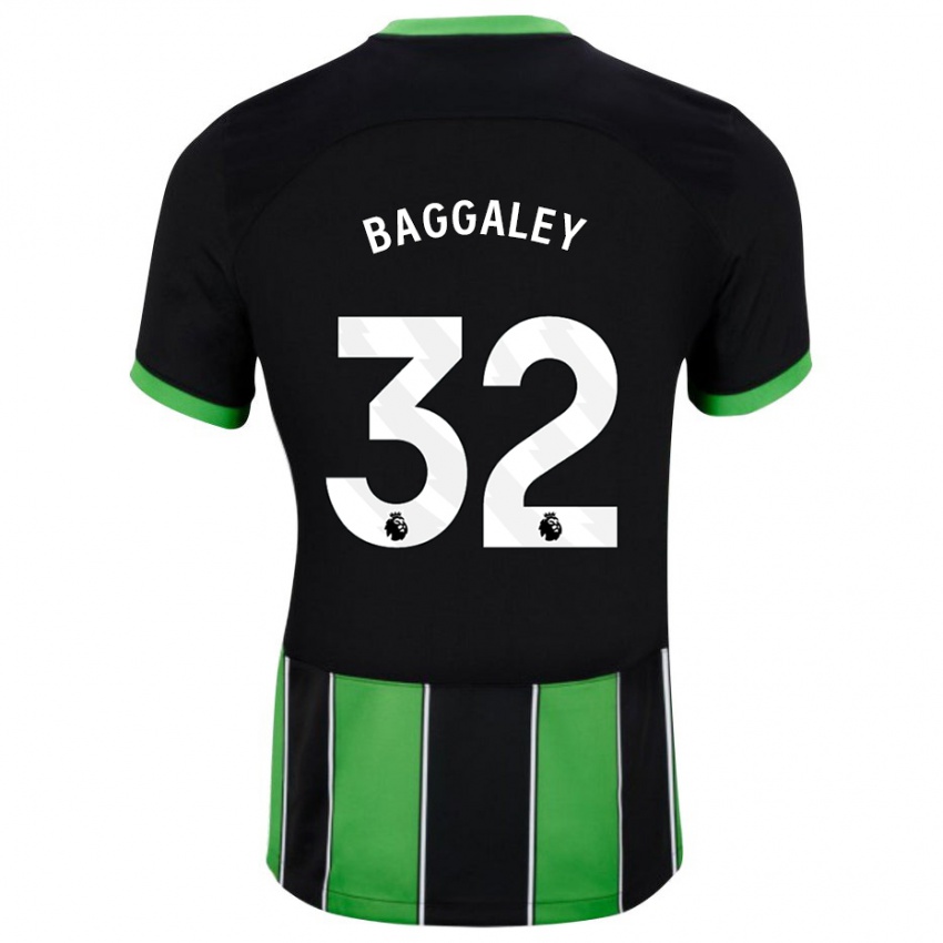 Criança Camisola Sophie Baggaley #32 Preto Verde Alternativa 2023/24 Camisa