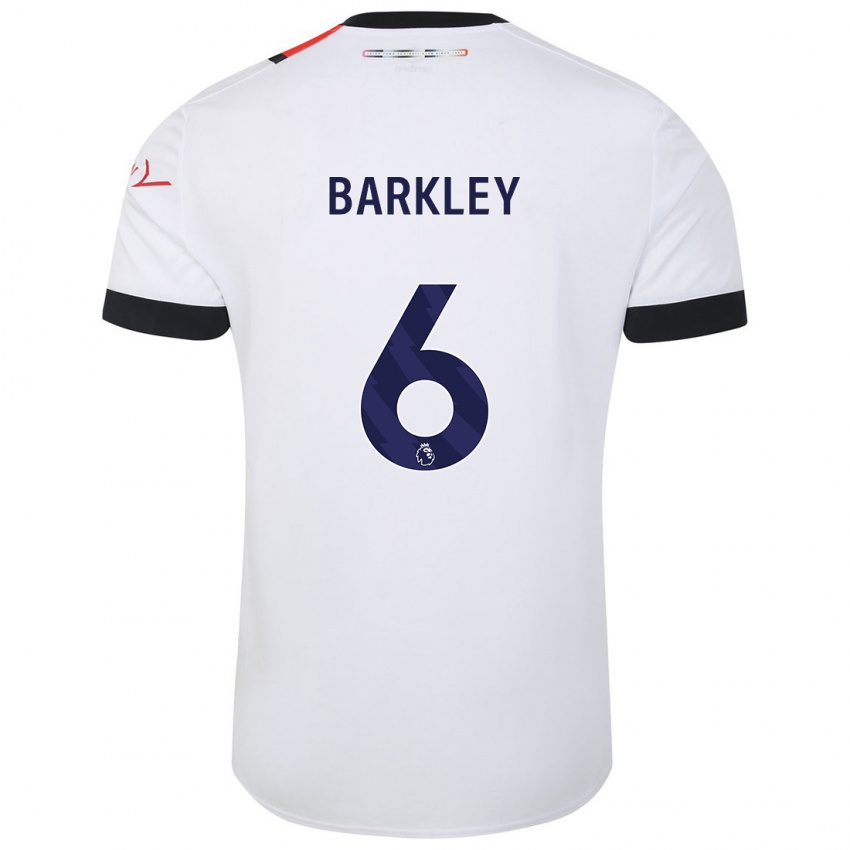 Criança Camisola Ross Barkley #6 Branco Alternativa 2023/24 Camisa