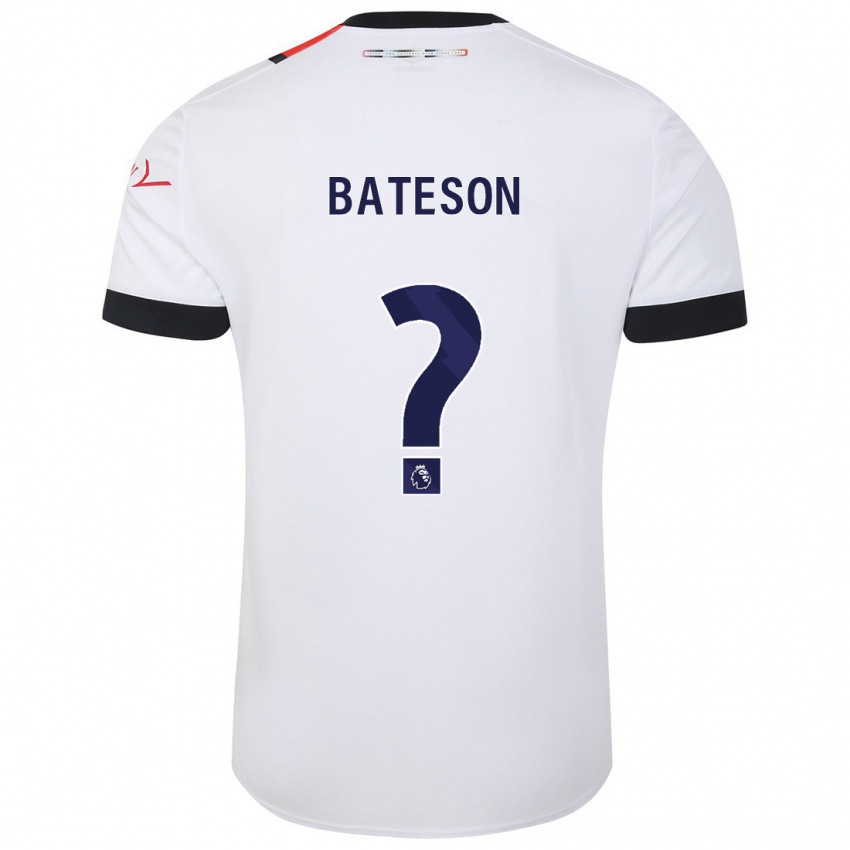 Criança Camisola Jack Bateson #0 Branco Alternativa 2023/24 Camisa