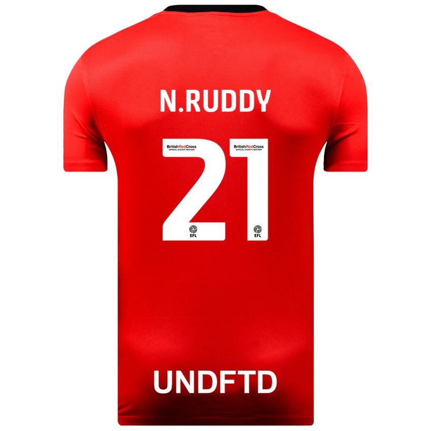 Criança Camisola John Ruddy #21 Vermelho Alternativa 2023/24 Camisa