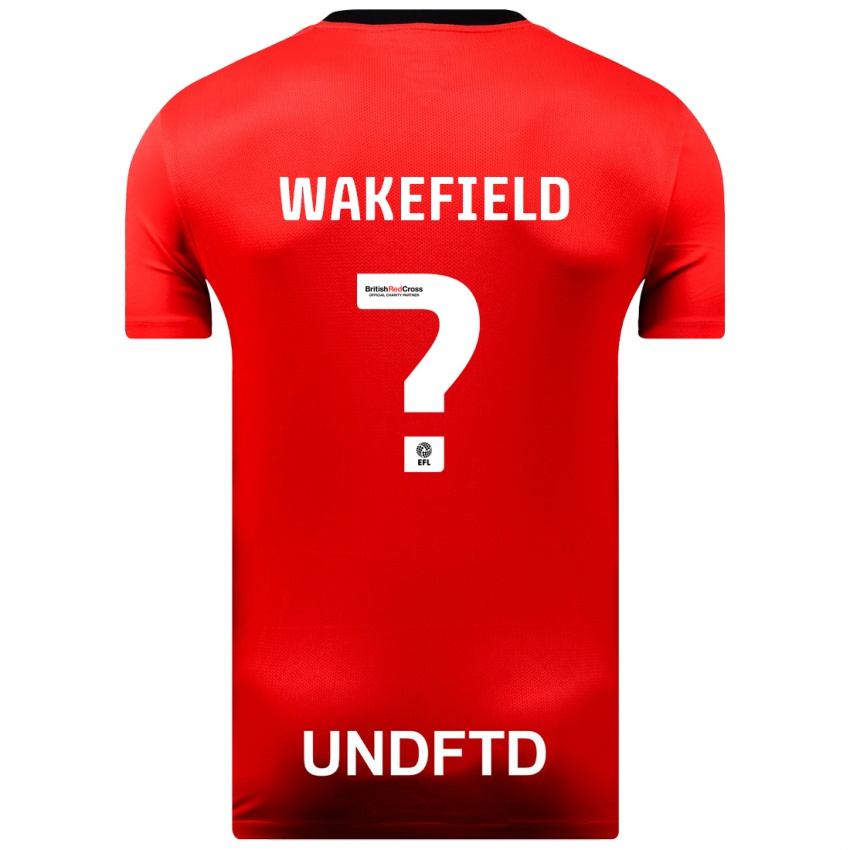 Criança Camisola Kieran Wakefield #0 Vermelho Alternativa 2023/24 Camisa