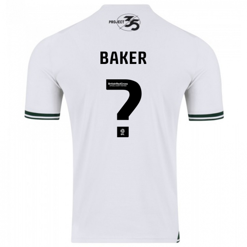 Criança Camisola Zak Baker #0 Branco Alternativa 2023/24 Camisa