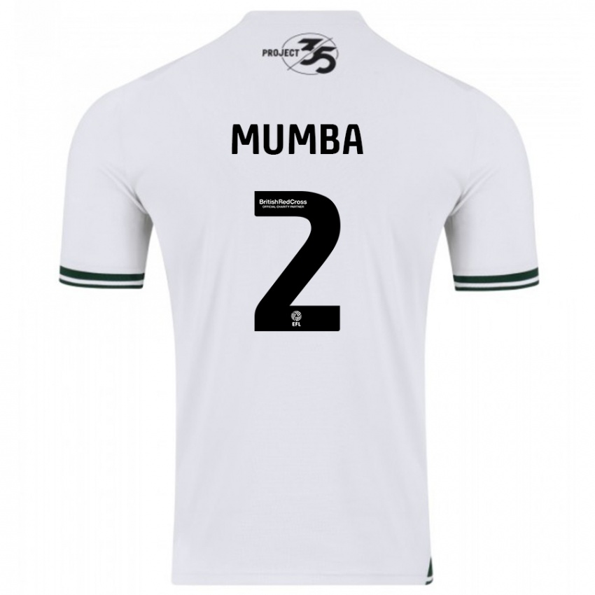 Criança Camisola Bali Mumba #2 Branco Alternativa 2023/24 Camisa