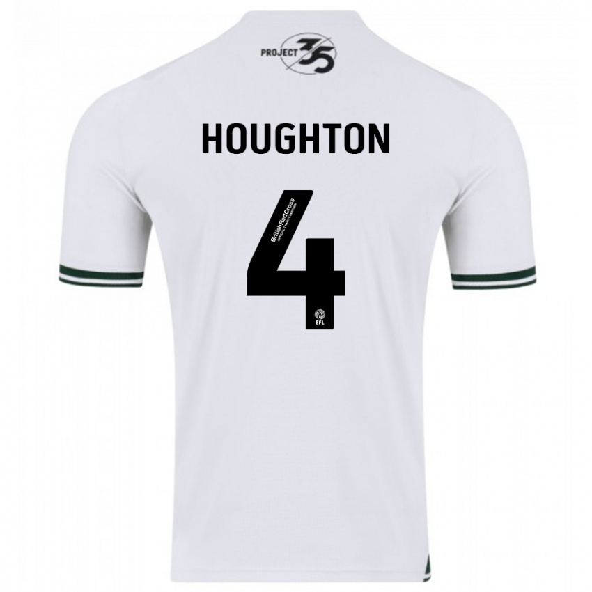 Criança Camisola Jordan Houghton #4 Branco Alternativa 2023/24 Camisa