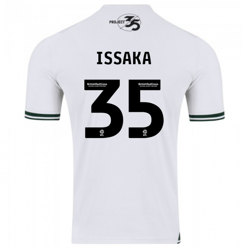 Criança Camisola Freddie Issaka #35 Branco Alternativa 2023/24 Camisa