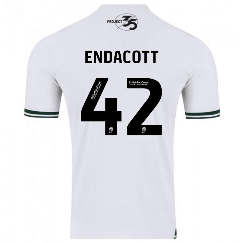 Criança Camisola Jack Endacott #42 Branco Alternativa 2023/24 Camisa