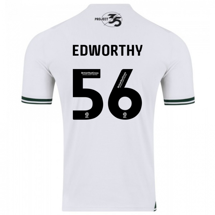 Criança Camisola Kieran Edworthy #56 Branco Alternativa 2023/24 Camisa