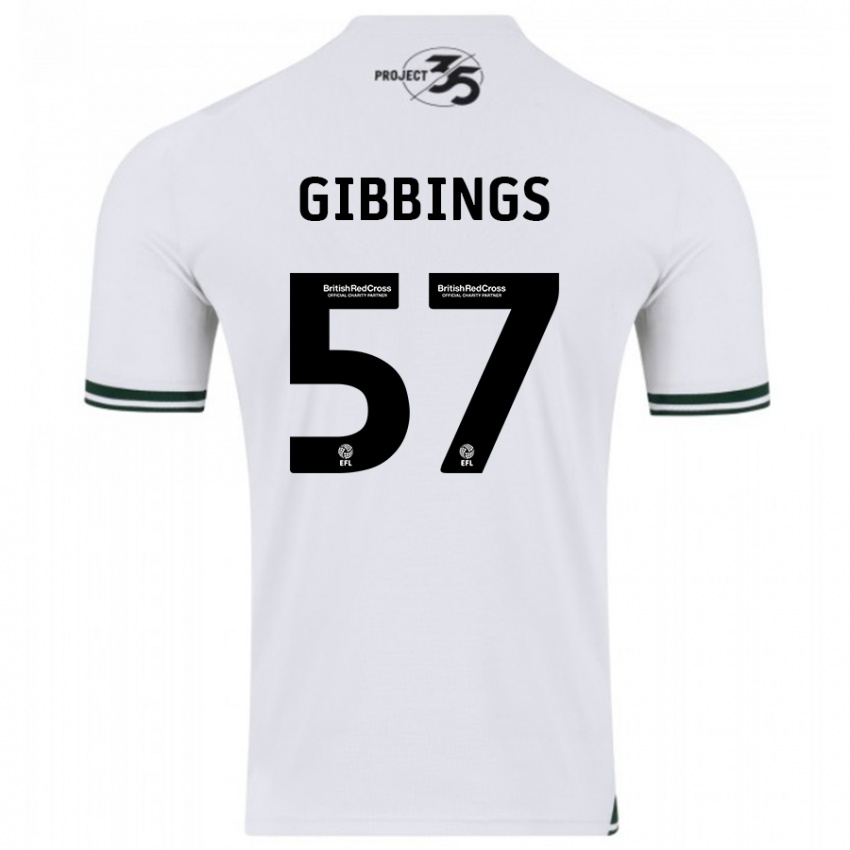 Criança Camisola Cole Gibbings #57 Branco Alternativa 2023/24 Camisa