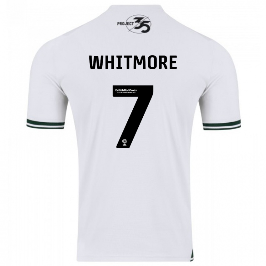 Criança Camisola Charlotte Whitmore #7 Branco Alternativa 2023/24 Camisa