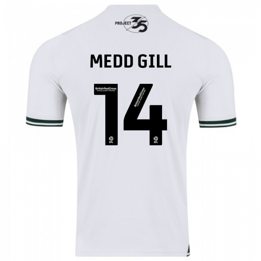 Criança Camisola Tamsin Medd-Gill #14 Branco Alternativa 2023/24 Camisa