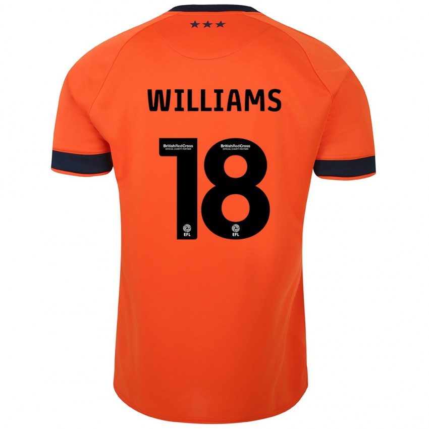 Criança Camisola Brandon Williams #18 Laranja Alternativa 2023/24 Camisa