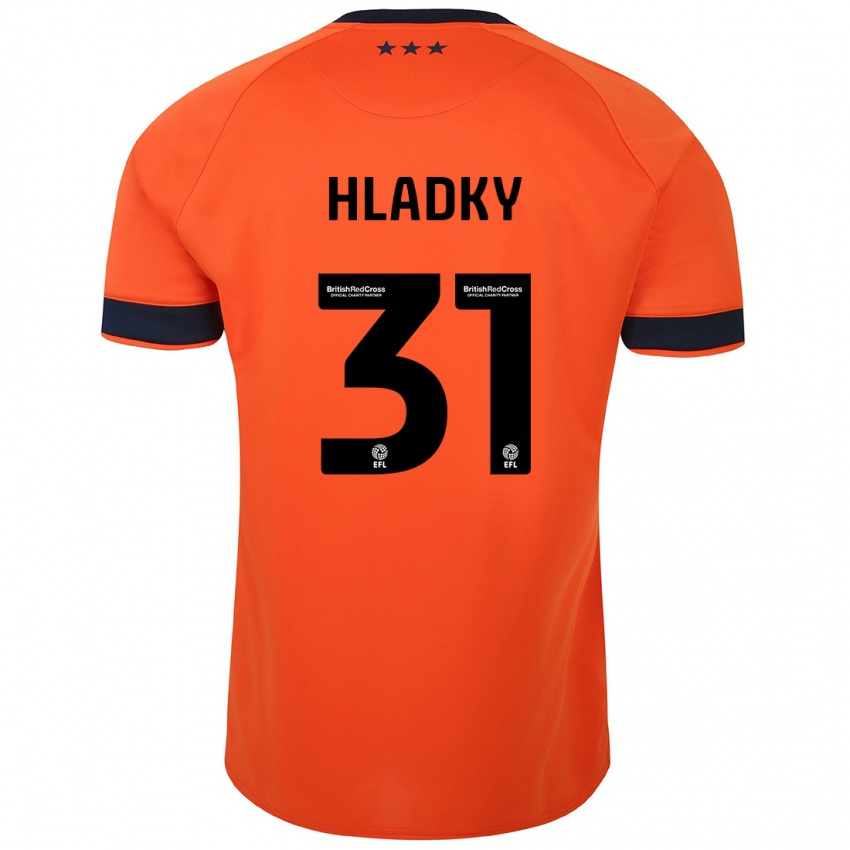 Criança Camisola Vaclav Hladky #31 Laranja Alternativa 2023/24 Camisa