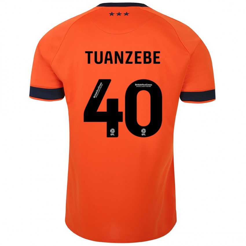 Criança Camisola Axel Tuanzebe #40 Laranja Alternativa 2023/24 Camisa