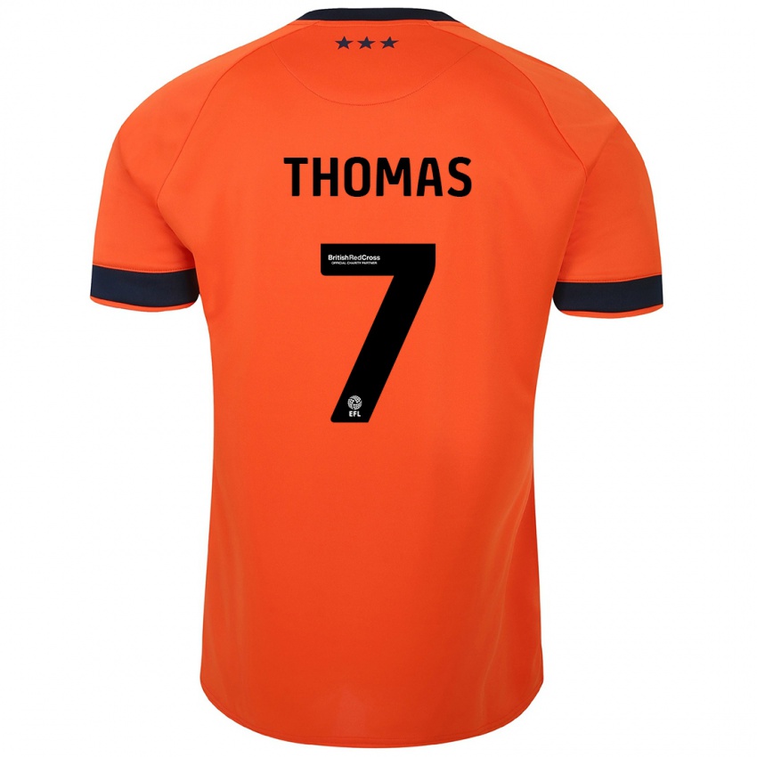 Criança Camisola Natasha Thomas #7 Laranja Alternativa 2023/24 Camisa