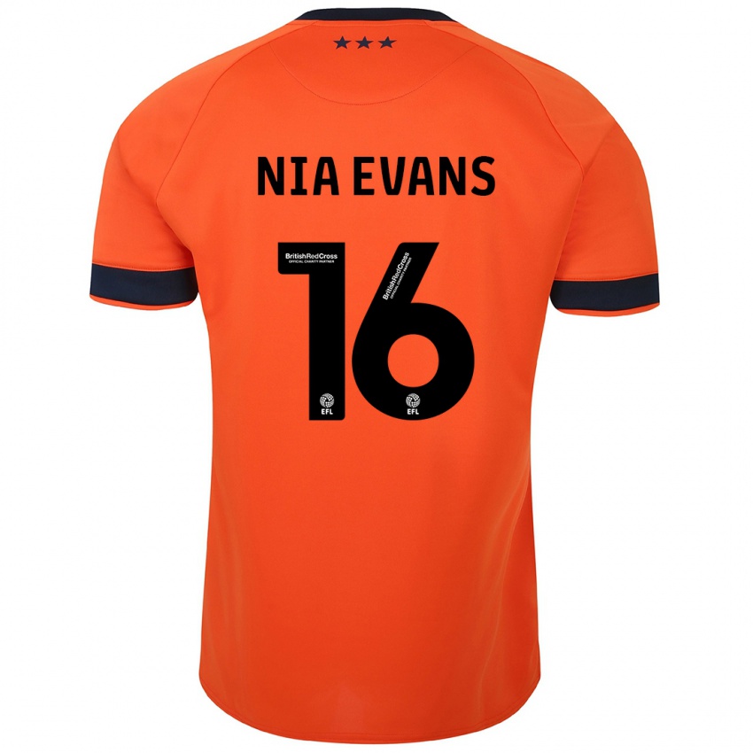 Criança Camisola Nia Evans #16 Laranja Alternativa 2023/24 Camisa