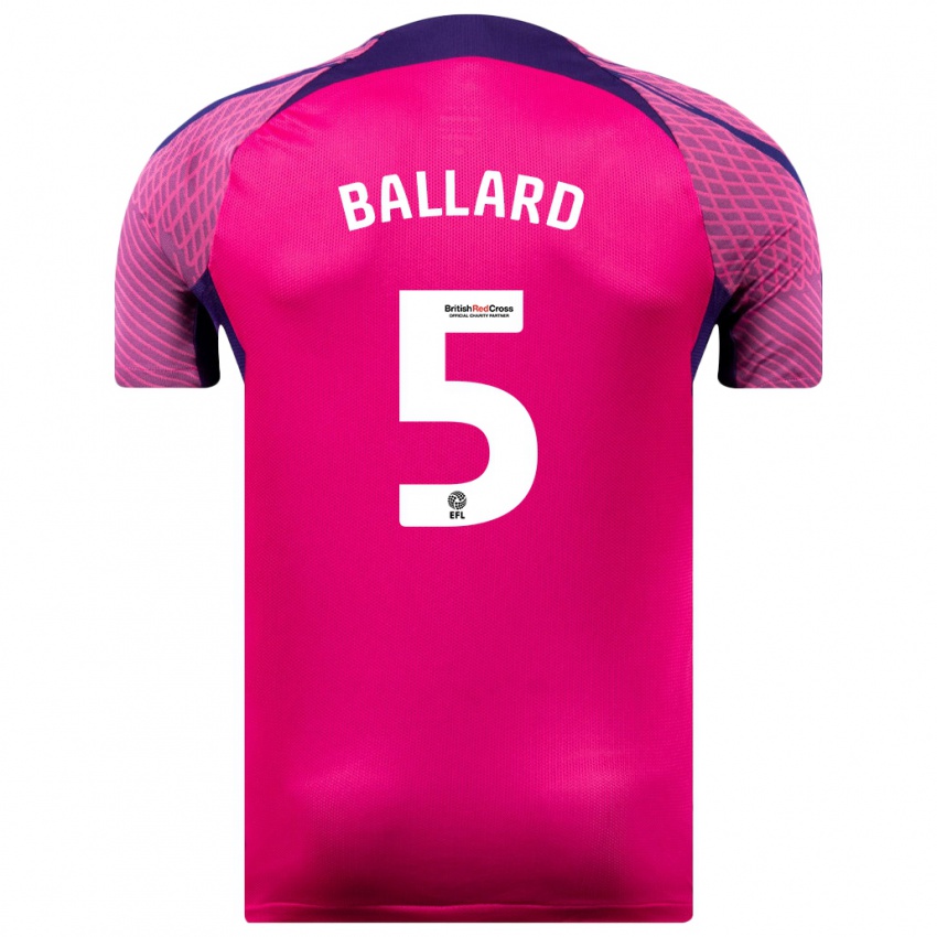 Criança Camisola Daniel Ballard #5 Roxo Alternativa 2023/24 Camisa