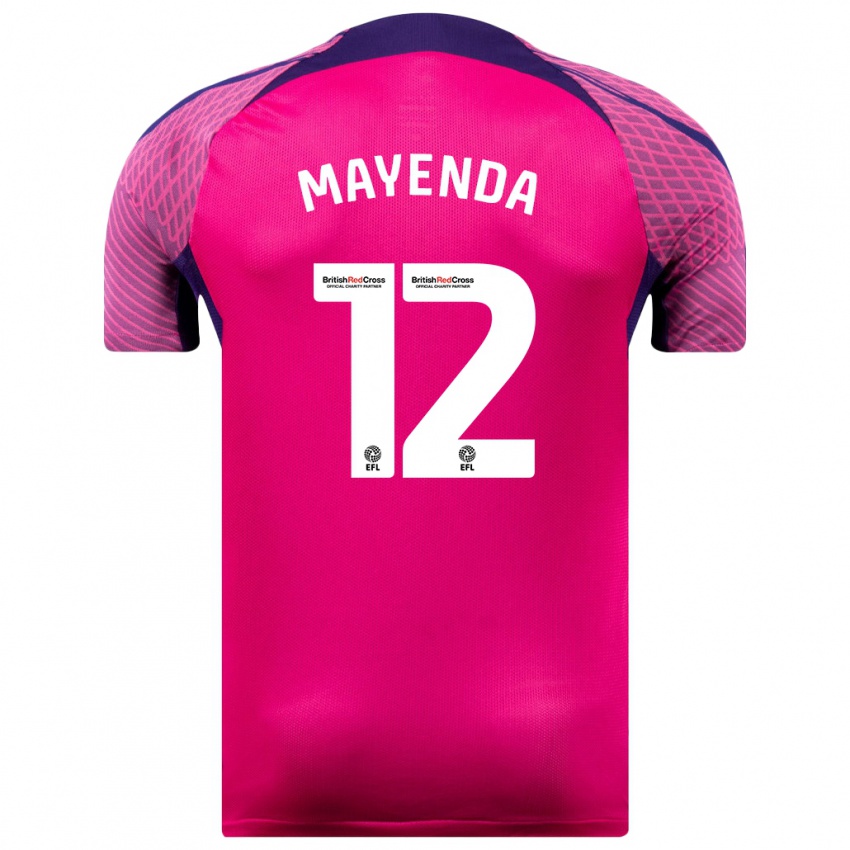 Criança Camisola Eliezer Mayenda #12 Roxo Alternativa 2023/24 Camisa