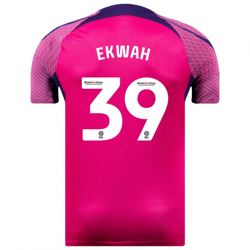 Criança Camisola Pierre Ekwah #39 Roxo Alternativa 2023/24 Camisa