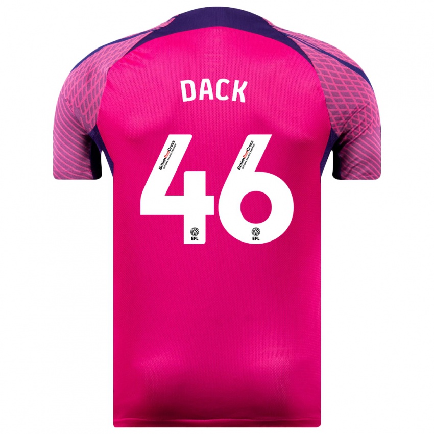 Criança Camisola Bradley Dack #46 Roxo Alternativa 2023/24 Camisa