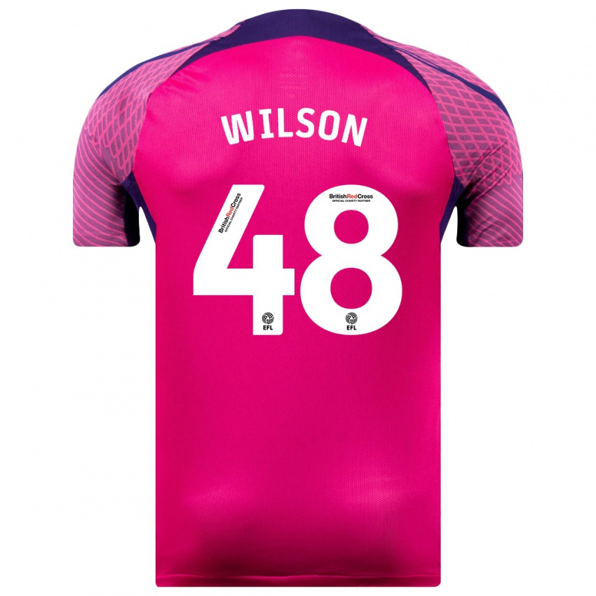 Criança Camisola Callum Wilson #48 Roxo Alternativa 2023/24 Camisa