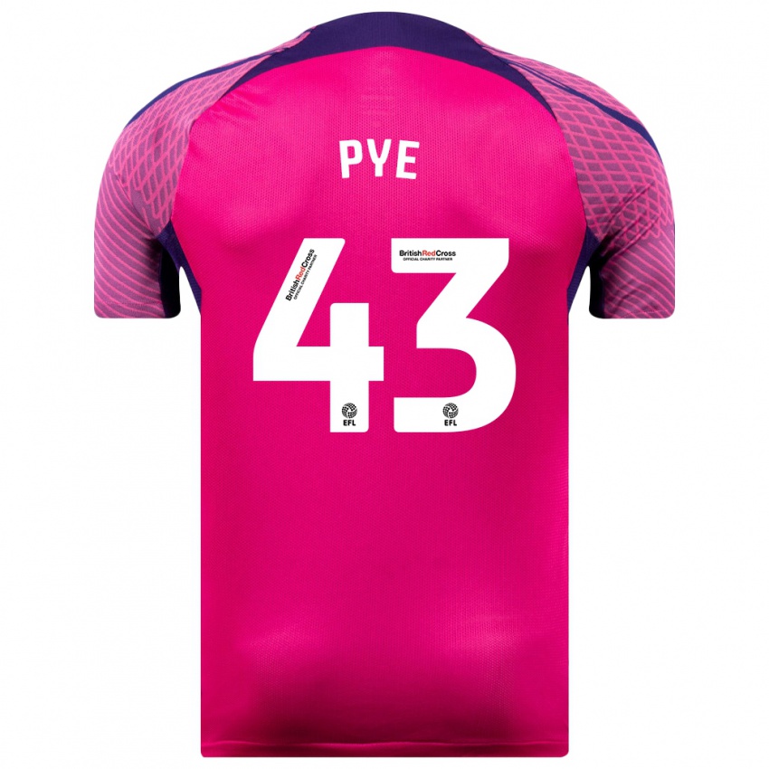 Criança Camisola Connor Pye #43 Roxo Alternativa 2023/24 Camisa