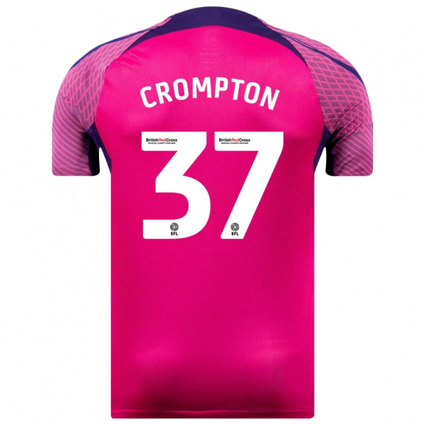 Criança Camisola Ben Crompton #37 Roxo Alternativa 2023/24 Camisa