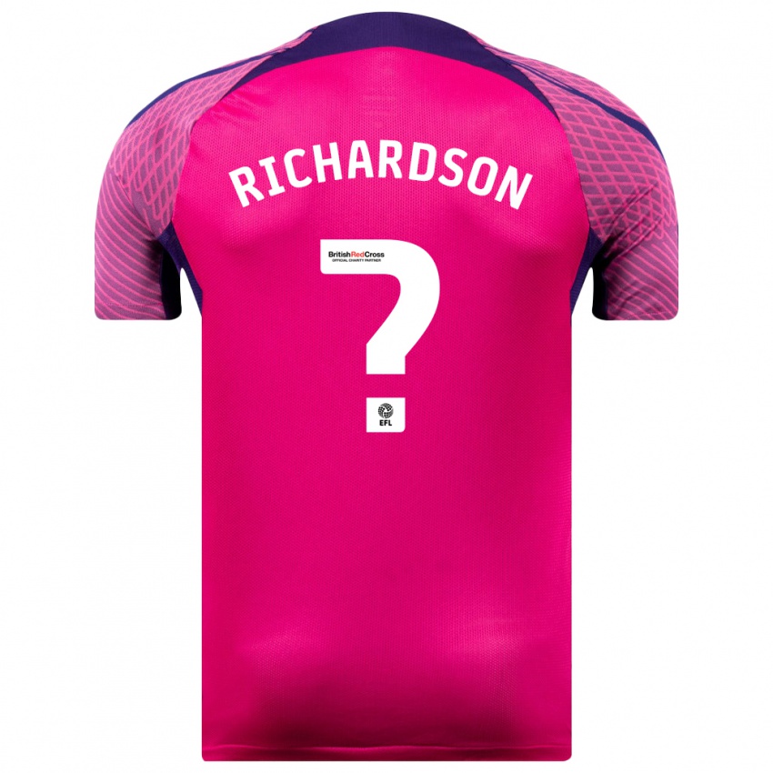 Criança Camisola Adam Richardson #0 Roxo Alternativa 2023/24 Camisa