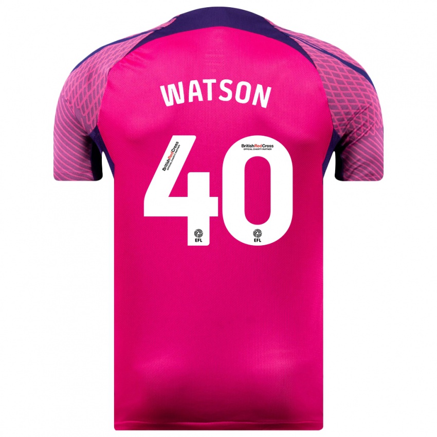 Criança Camisola Tom Watson #40 Roxo Alternativa 2023/24 Camisa